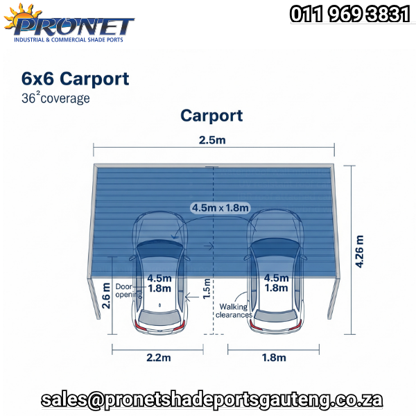 How Much is a 6x6 Carport in South Africa